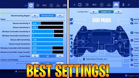 best fortnite settings ps4